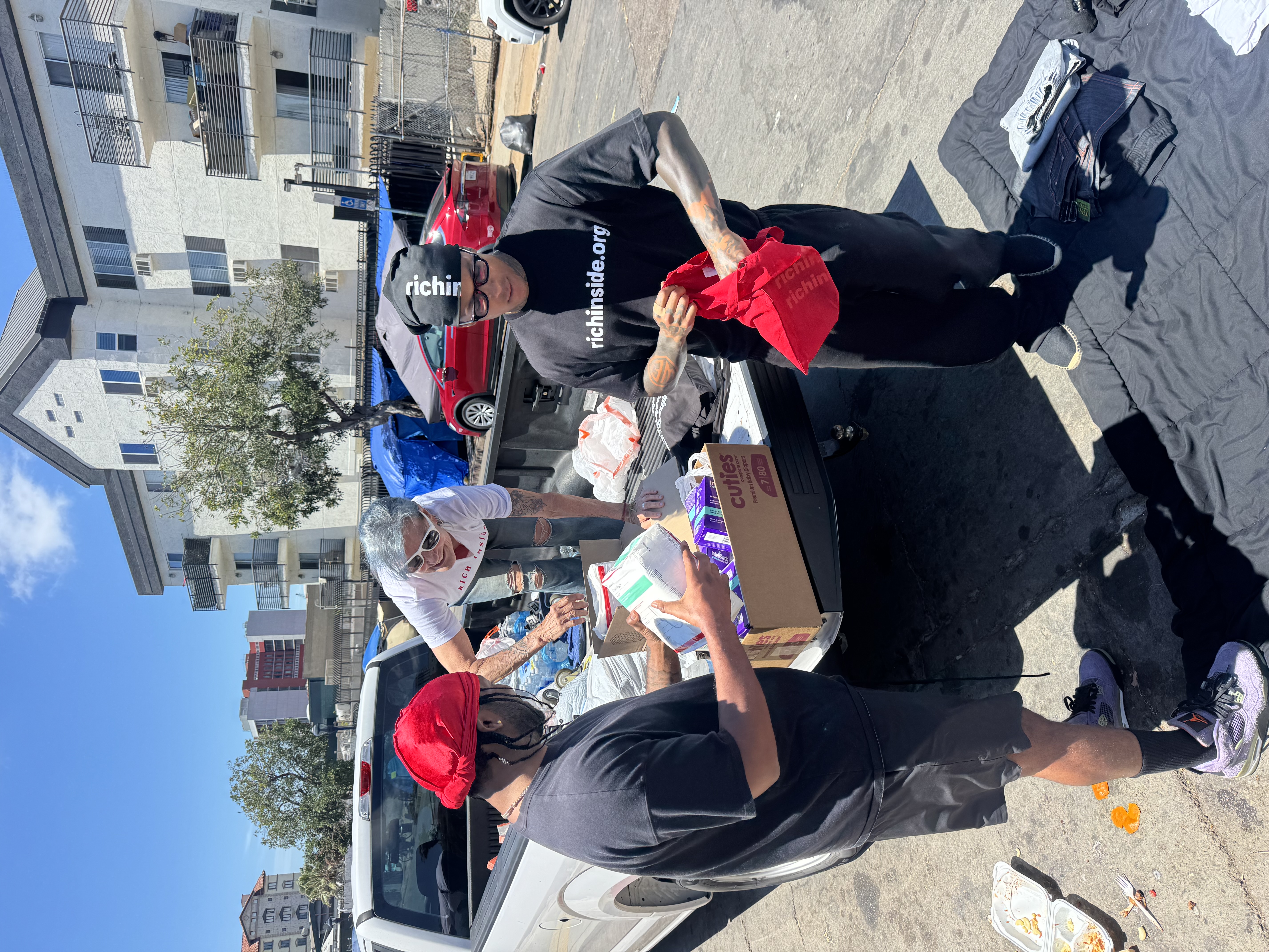 Rich Inside out in the field serving the community