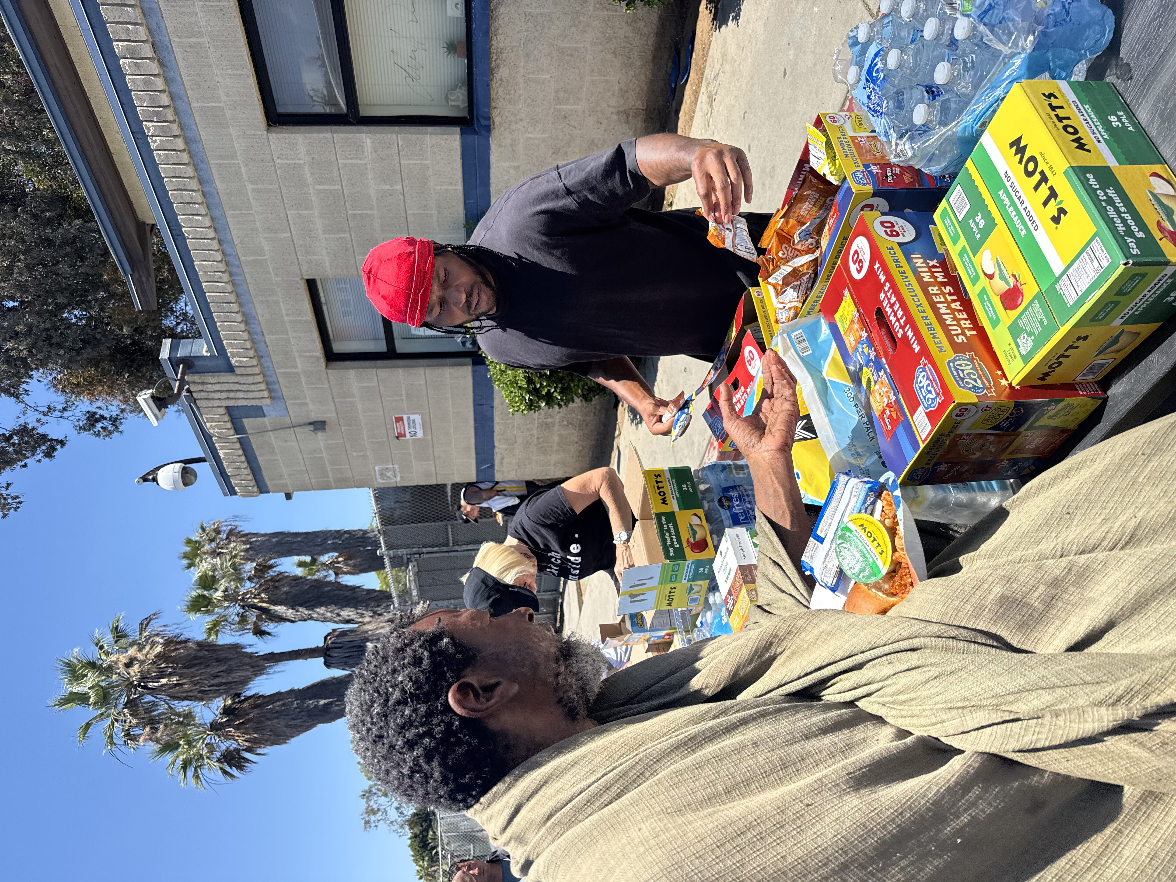 Rich Inside out in the field serving the community