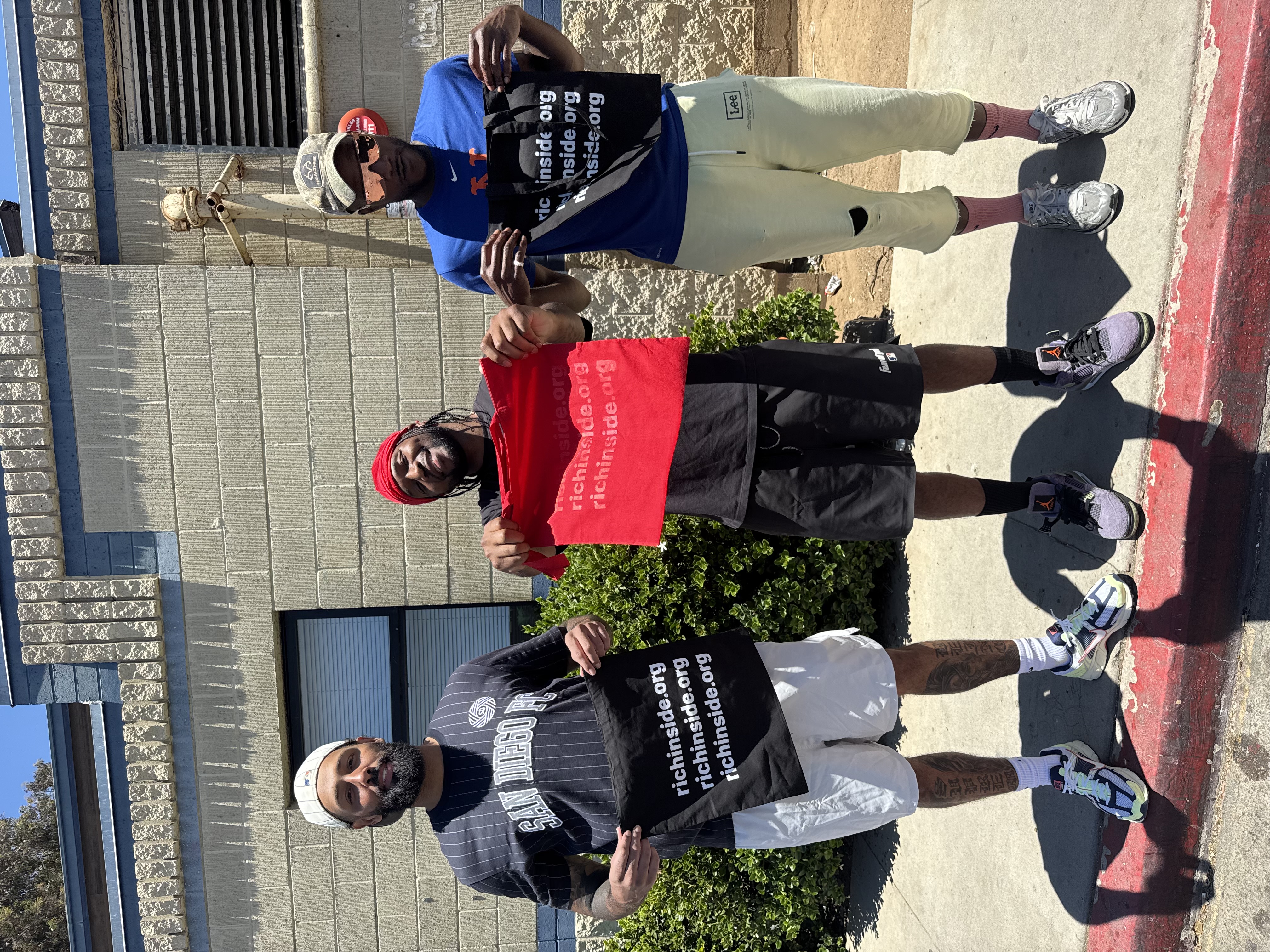 Rich Inside out in the field serving the community