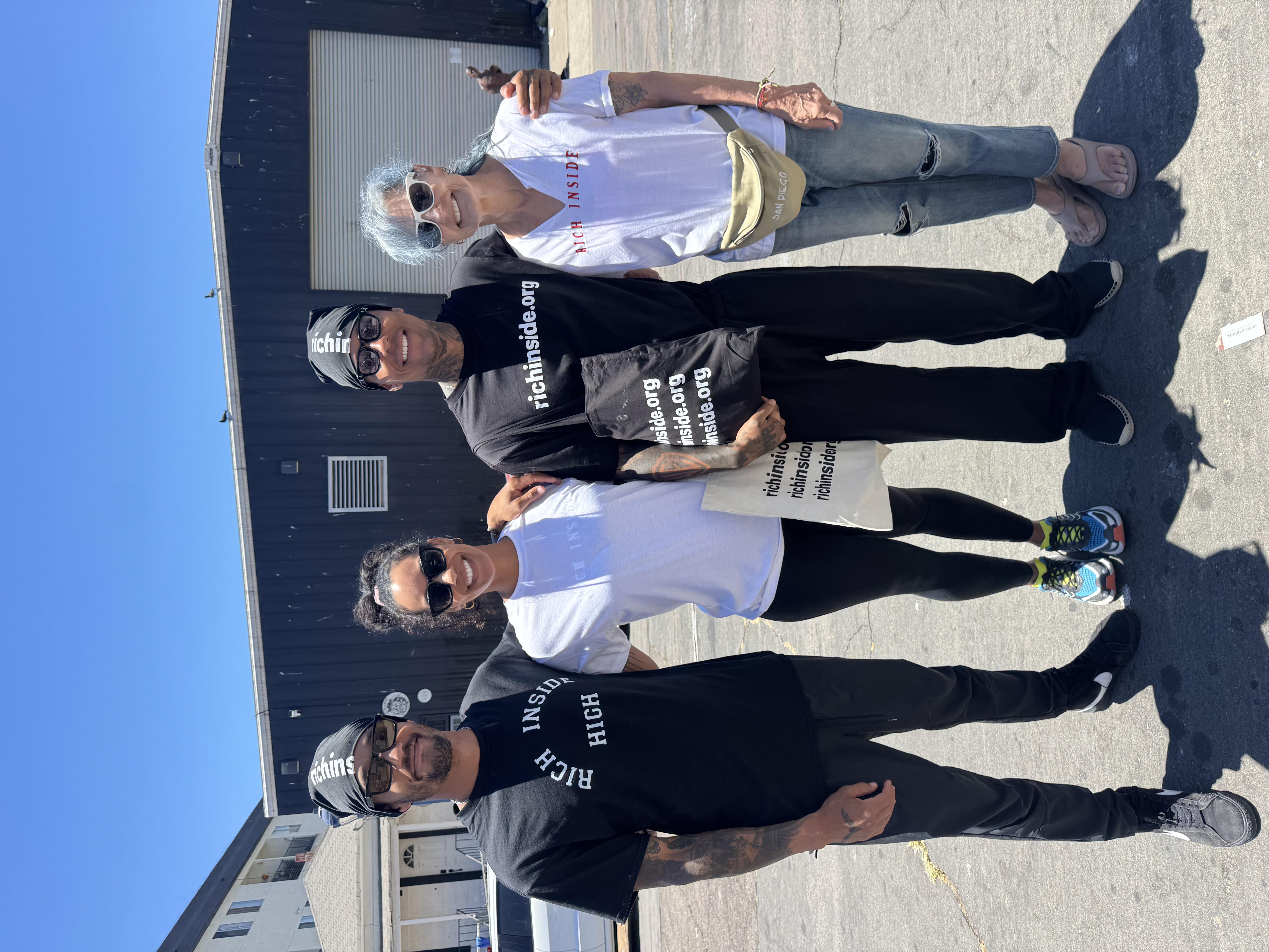 Rich Inside out in the field serving the community