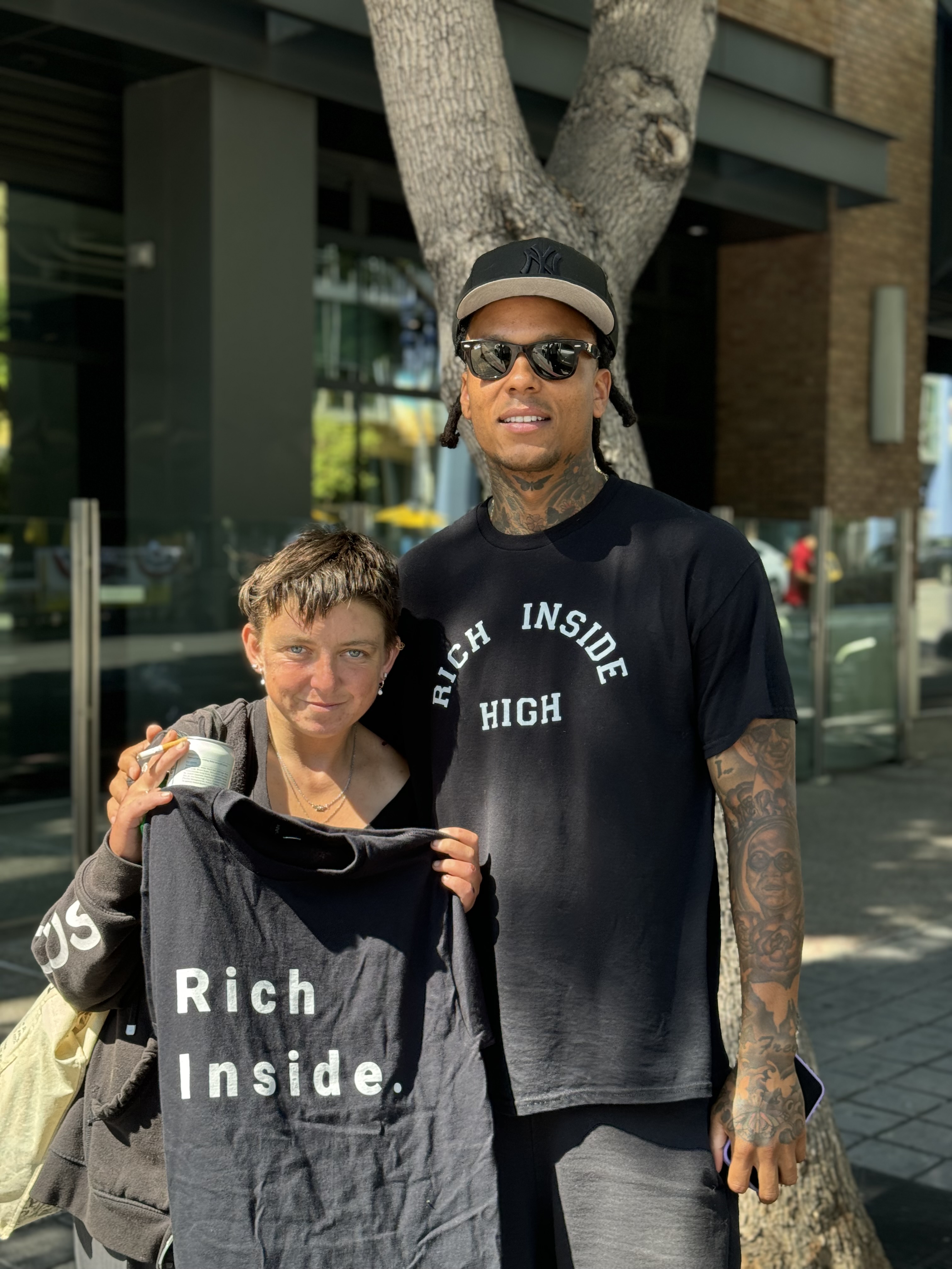 Rich Inside shirt giveback