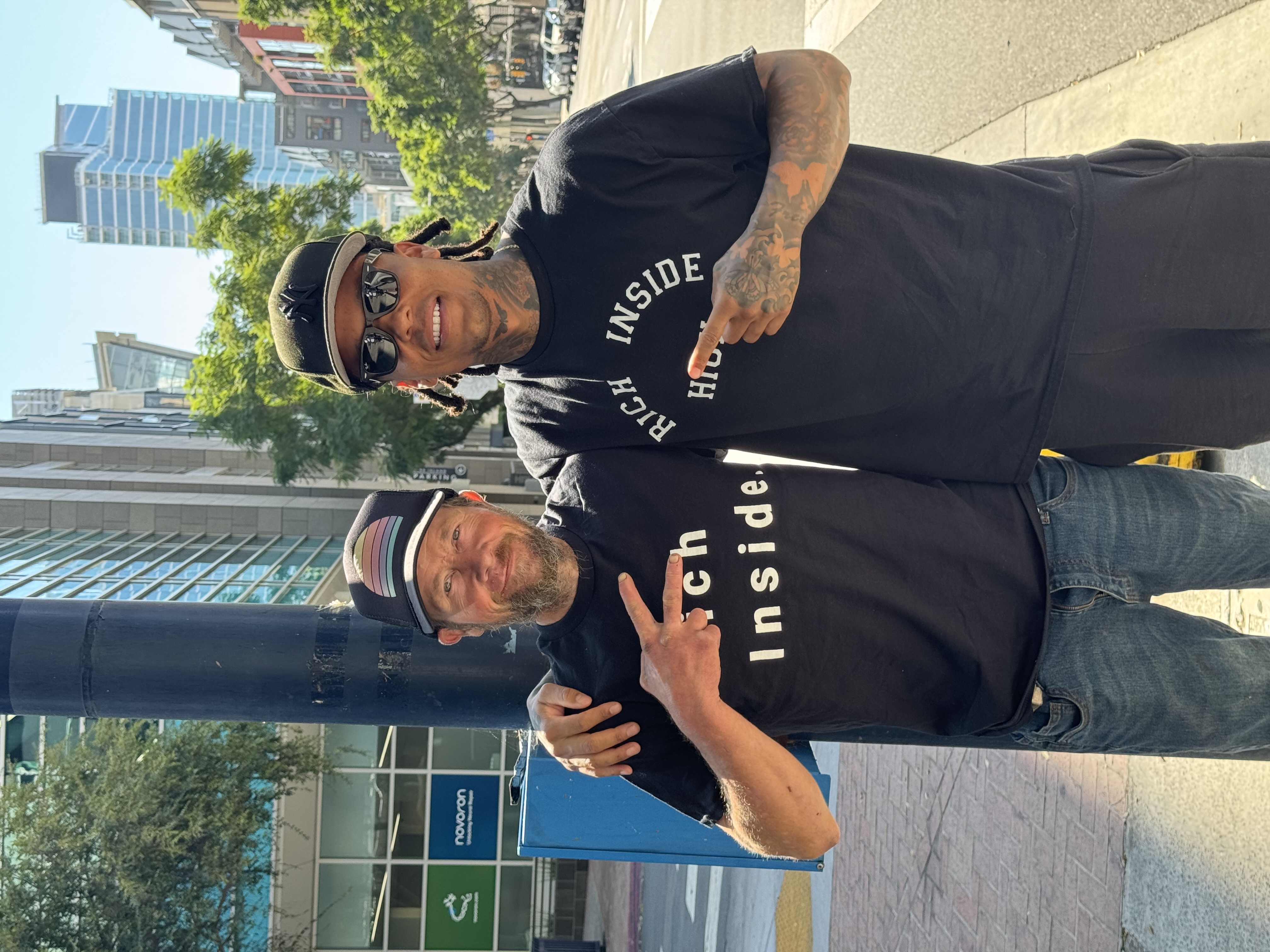 Rich Inside shirt giveback