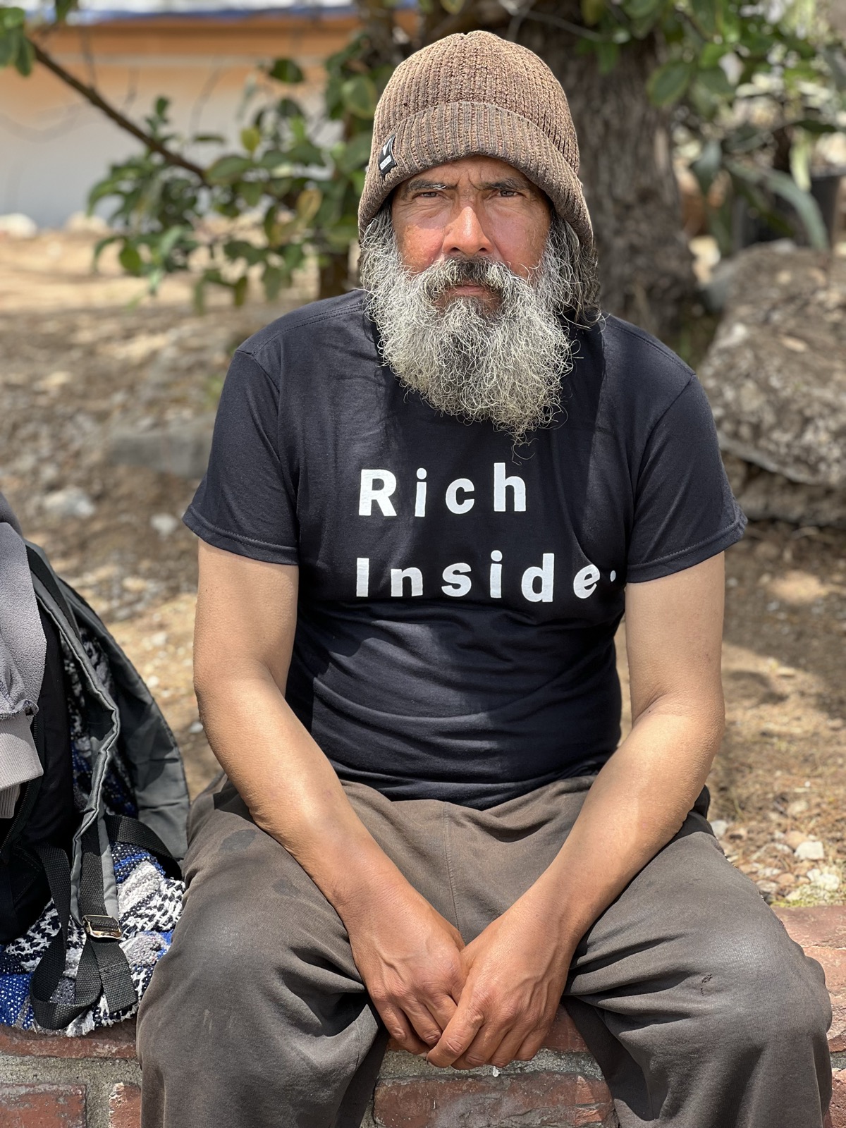 Man in a Rich Inside tee