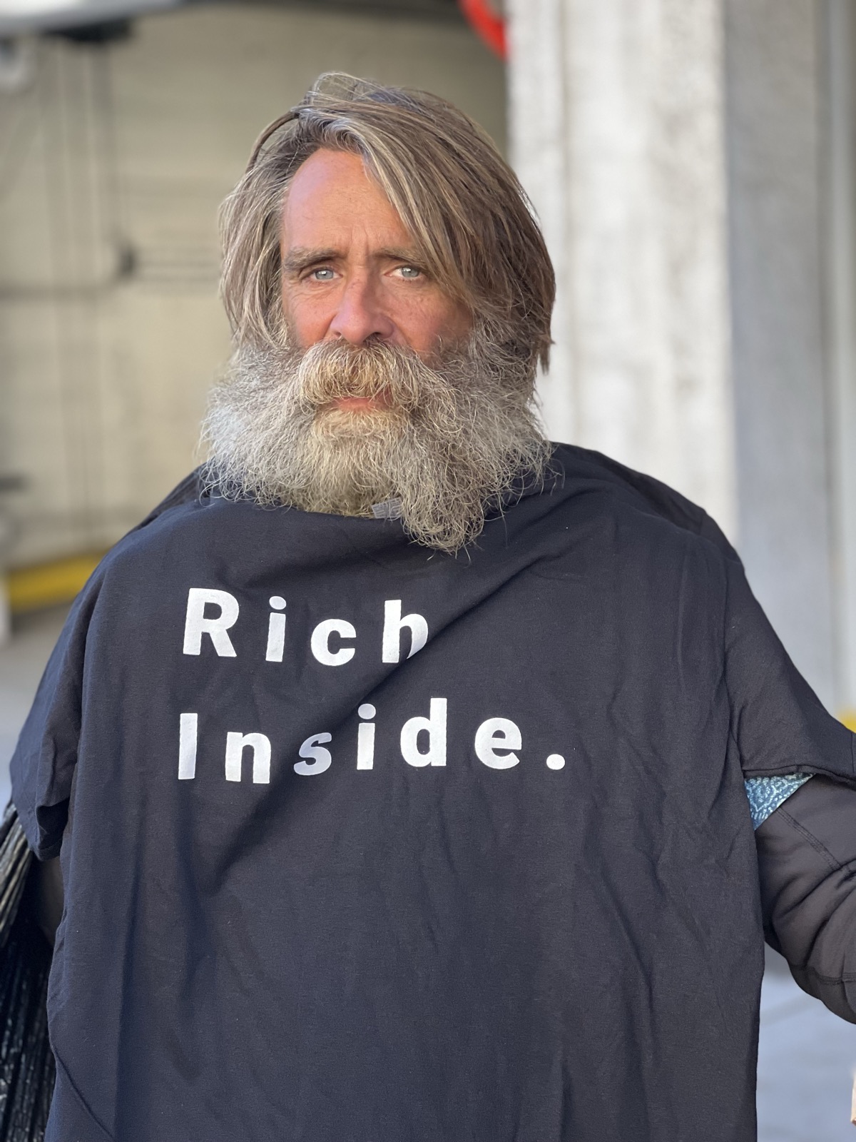 Person wearing Rich Inside